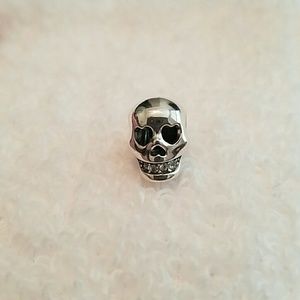 Charms-Silver Skull face